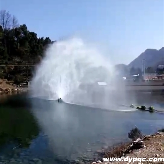扇形水幕发生器实景效果