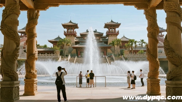 文旅景区入口喷泉