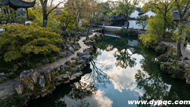 江南园林风格生态水景