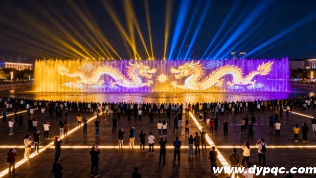 景区夜游留不住客？商业活动缺爆点？水幕激光电影喷泉，打造现象级引流神器！