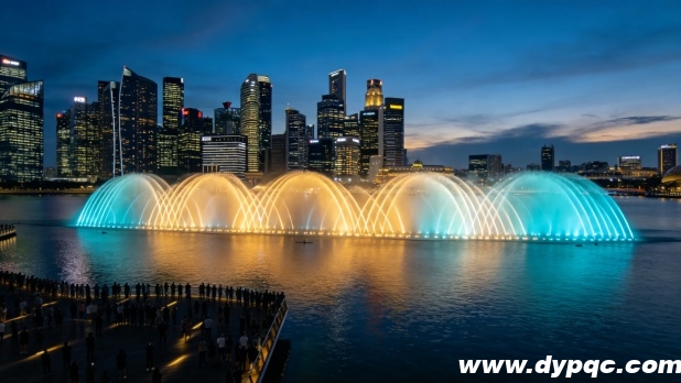 音乐喷泉与水幕光影 - 水景工程如何成为城市夜间经济的核心引擎