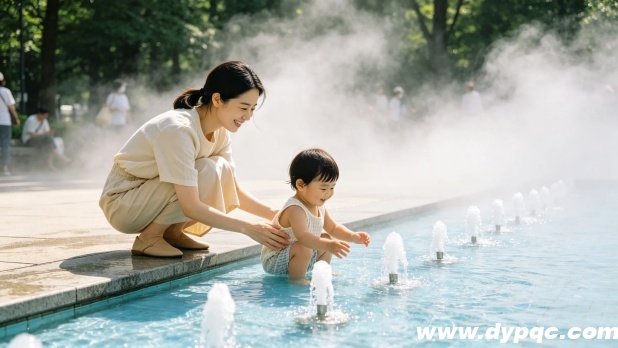 安全、舒适、清凉的亲子互动水景