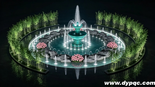 蜀元素主题水景设计效果图