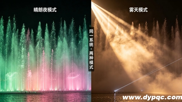 水秀的两种表演模式