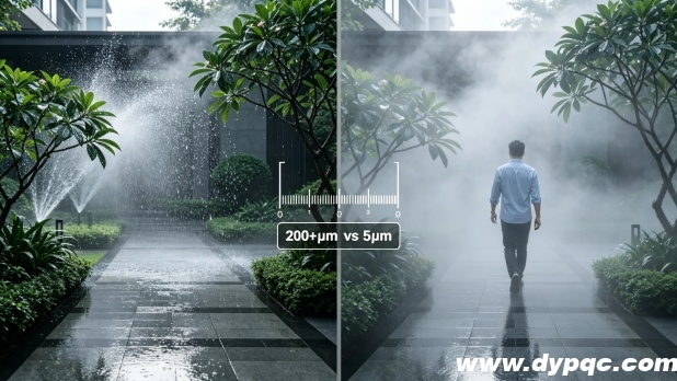 景观喷淋与雾森的区别 景观喷淋与雾森的区别