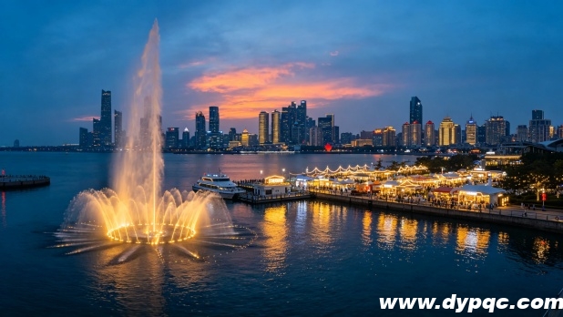 城市滨水夜游项目-水秀+商业+文旅全案形态 城市滨水夜游项目-水秀+商业+文旅全案形态